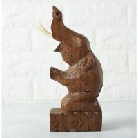 ราคา Elephant carving teak wood craft decor ช้างไม้แกะ คั่นหนังสือ ช้างไม้สักแกะสลัก ของตกแต่ง ของตกแต่งบ้านไม้ ของขึ้นบ้าน (2236118007)