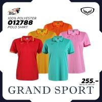 ราคา ส่งฟรีไม่มีโม้!! GRAND SPORT เสื้อโปโลหญิง เสื้อโปโลแกรนด์สปอร์ต รุ่น 012788 ชุดที่ 1 ของแท้ 100% (23873561711)