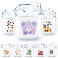 ราคา เคสหูฟังใส i12 เคสหูฟัง i13 เคสหูฟังการ์ตูนน่ารัก Compatible for Airpods1 2 3 Pro เคส TPU กันกระแทก (22728051938)