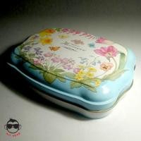ราคา กล่องใส่ของสังกะสี พร้อมฝาปิด กล่องใส่ของวินเทจ (4343696327)