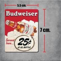 ราคา sticker pvc budweiser สติกเกอร์ เบียร์ บัดไวเซอร์ งานพิมพ์ดีที่สุด OFFSET PRINTING เคลือบ UV กันแดด กันน้ำ (24665055203)