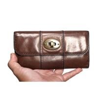 ราคา กระเป๋าสตางค์หนังแท้ใบยาว ฟอสซิล (20739845351)