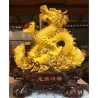 ราคา ของตกแต่ง ของขวัญ ของมงคล มังกรทอง No.02 (1842510518)