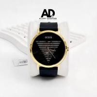 ราคา Guess Idol Black Dial Round Case Analog Men Watch GW0503G1 (24534879636)