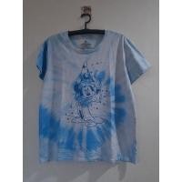 ราคา เสื้อยืดมือสอง คอกลม มัดย้อม ลายmickey mouse size XL สีฟ้า (23540154555)