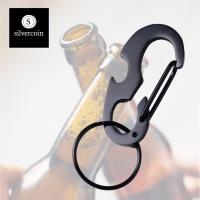 ราคา SMCB02 พวงกุญแจ ตะขอ เปิดขวด สีดำ CARABINER คาราบิเนอร์ พร้อม ห่วงดำ ห้อยกุญแจ กุญแจรถ บ้าน กางเกง 0052 (7691865206)