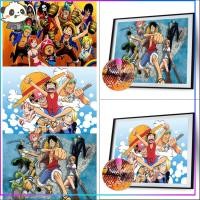 ราคา ภาพวาดปักครอสติก 5 D รูปการ์ตูนวันพีชสําหรับตกแต่งบ้าน (8403485086)