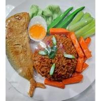 ราคา โมเดลอาหารปลอม ข้าวคลุกน้ำพริก (2717004623)