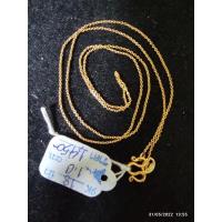 ราคา สร้อยคอทองแท้9k ลายโซ่ตัน (21507117208)