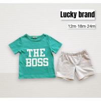 ราคา Lucky brand ชุดเซ็ทเด็กชาย เสื้อกางเกงขาสั้น (2968227567)
