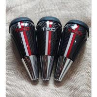 ราคา หัวเกียร์ ออโต้ TOYOTA คาร์บอนเคฟล่า TRD คาด ขาว-แดง (27769314829)