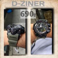 ราคา DZINER WATCH สีดำเขียว นาฬิกาข้อมือดิจิตอล นาฬิกาดิจิตอลชาย (2801981291)