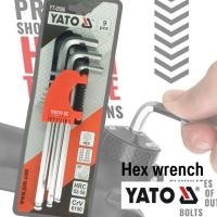 ราคา ชุดประแจแอล หัวบอล ตัวยาวพิเศษ YATO YT-0506 (28104228347)