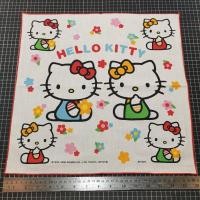 ราคา ผ้าเช็ดหน้าลิขสิทธิ์ของแท้​ % Sanrio Hello Kitty ขนาด​ 42x42 CM. (23876662134)