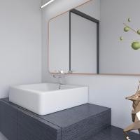 ราคา good.garden29 American Standard อ่างล้างหน้าแบบแขวน **ไม่รวมก๊อกน้ำ** รุ่น คอนเซ็ป ควูป TF 0550 WT ยอดขายอันดับ1 (27707143360)