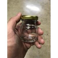 ราคา แก้วน้ำ ขวดโหลแก้วเล็ก 45 ml พร้อมฝาสีเงิน/ทอง/ดำ/ขาว (21876808249)