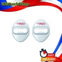 ราคา ฝาครอบกลอนล็อคประตู ซ้าย+ขวา โตโยต้า รีโว้ ฟอร์จูนเนอร์ อินโนวา สี เครฟล่าขาว Revo ,Fortuner ,Innova Toyota ปี2015-2018 (8133452196)