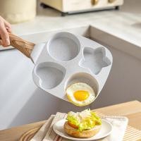 ราคา กระทะดาว 4 หลุม กระทะย่าง กระทะเคลือบหินอ่อน กระทะหลุม สามารถใช้กับเตาแม่เหล็กไฟฟ้า (27800639857)