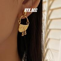 ราคา ต่างหูสตรี ฝรั่งเศสย้อนยุคกระเป๋ารูปร่างต่างหูต่างหูสร้อยคอ (24387151687)