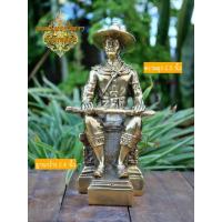 ราคา พระเจ้าตากสิน สมเด็จพระเจ้าตากสินมหาราช นั่งบัลลังก์ องค์เล็ก ขนาด 3 นิ้ว เนื้อทองเหลือง ขัดเงา พร้อมส่ง (21169874696)