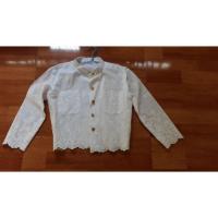 ราคา เสื้อลูกไม้ คอตั้ง สีขาว อก 38 แขนยาว (6216660700)