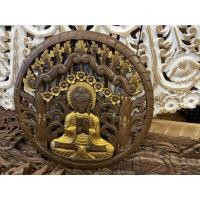 ราคา ไม้สักแกะสลัก กรอบรูป แกะสลักรูปพระพุทธเจ้า ปัดทอง 60X60 cm หนา 1 นิ้ว กรอบรูป มหามงคล เป็นสิริมงคล สำหรับตกแต่งผนัง (11385955521)