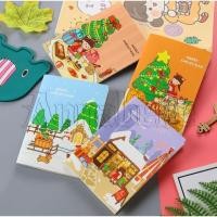ราคา หนังสือขดลวด ร่าเริง คริสต์มาส ก5 / แผ่นบันทึกแนวนอนแบบพกพานักเรียน / สมุดบันทึกบัญชีแยกประเภทคริสต์มาสการ์ตูนมินิ / รางวัลเครื่องเขียนคริสต์ม [ร้อน] (24235869136)