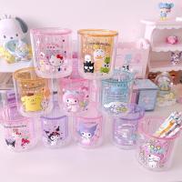 ราคา Sanrio ที ่ ใส ่ ปากกา ภาชนะใส ่ ปากกาหมุนได ้ หม ้ อแปรงใส (24479406425)
