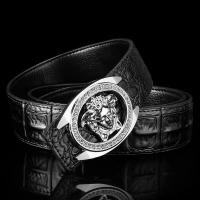 ราคา Versace เข็มขัดหนังแท้ หัวเข็มขัดเรียบ ลําลอง สไตล์ใหม่ สําหรับผู้ชาย (28851009025)