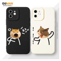 ราคา GUMAN เคสคู่ เคสไอโฟน คู่รัก กันกระแทกซิลิโคนนุ่มการ์ตูนน่ารักตลก เคสโทรศัพท์ Compatible for iPhone 16 15 14 13 12 11 Pro Max SE 2020 X XR XS 8 7 6 6S Plus พลัส XYM1659 (21074848213)