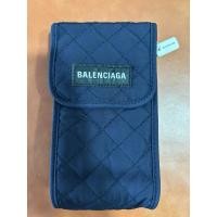 ราคา กระเป๋า Balenciaga Clutch bag blue cotton บาลองเซียก้าแท้ 100% (28321287693)