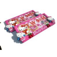 ราคา กรอบป้ายทะเบียนรถยนต์ลายคิตตี้ 2 แผ่นหน้าและหลัง สวยงามโดนใจสไตล์คิตตี้ (7745906456)