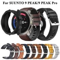 ราคา สําหรับ SUUNTO 9 PEAK PRO Vintage หนังซิลิโคนสร้อยข้อมือ Smartwatch WatchBand สําหรับ SUUNTO 9 PEAK กรณี Whatchband (29871207727)