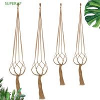 ราคา Superaf ที่แขวนกระถางต้นไม้ แบบเชือกถัก ขายดี (22336729069)