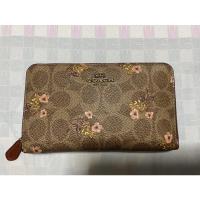 ราคา Coach มือ2 งาน Shop ขนาดกลาง Prairie Coated Canvas Signature Medium Zip Around (Coach 66618) (12655471861)