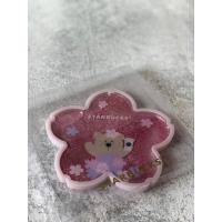 ราคา ที่รองแก้ว สตาร์บัคส์ นําเข้า สตาร์บัคส์ ซิลิโคนที่รองแก้วหมีสีชมพู (25278246309)