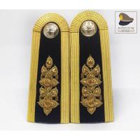 ราคา พนักงานราชการทั่วไปชุดขาวพิธีการ ดอกประจำยามฃั้นโท 2ดอก (7618215420)