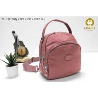 ราคา กระเป๋า 3 in 1 (ทรงถือและสะพาย+เป้ 2 สาย)เป็นผ้าร่มรุ่นใหม่ น้ำหนักเบามาก รหัส PL-112 ขนาด 8" มีทั้งหมด 3 ซิป (19105558963)