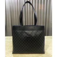 ราคา Gucci -Black GG Canvas Tote กุชชี่ ของแท้ กระเป๋ามือสอง แบรนด์เนม (19659939331)
