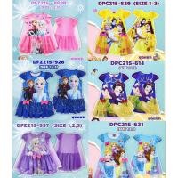 ราคา ชุดเจ้าหญิง ขุดกระโปรงเด็ก ชุดเดรสเจ้าหญิง ( ทรงสั้น ) Disney ลิขสิทธิ์แท้ % พร้อมส่ง เอลซ่า&แอนนา แอเรียล สโนไวท์ (25052401206)