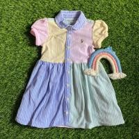ราคา Ralph lauren rainbow Dress (ใหม่) (23337014817)