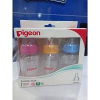 ราคา !!ลดส่งท้ายปี!! แพ็ค 3 สุดคุ้ม! ขวดนมพีเจ้น 4 ออนซ์ Pigeon PP แพ็ค 3 ขวด ของแท้ ของไทย พีเจ้น(สินค้าจำนวนจำกัด) (24034568068)