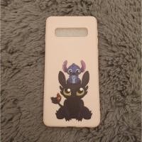 ราคา ✨NEW✨ Silicone Case เคส ซิลิโคน ซัมซุง Samsung Galaxy S10 เขี้ยวกุด สติช สีชมพูอ่อน (17516841567)