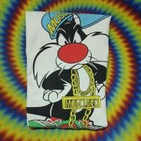 ราคา เสื้อแขนยาวสเวตเตอร์ Vintage ต่างประเทศ งาน การ์ตูนลายทะลุ Looney Tunes - Moschico Size M.อก20.5/ยาว28 (28763630713)
