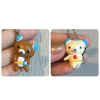 ราคา [2ชิ้น!]San-X Rilakkuma S+G แท้ดูโอ้ ริลัคคุมะใส่หูฟังเต้น ที่ห้อยกระเป๋า ที่ห้อยโทรศัพท์มือถือ พวงกุญแจ (4638814545)