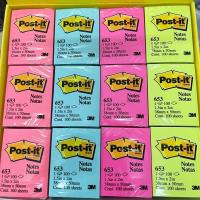 ราคา Post-it Notes โพสต์-อิท โน้ต 3M 653 1.5inx2in (2458695740)