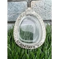 ราคา กรอบเงิน กรอบพระ กรอบพระปิดตา ปิดตาจัมโบ้ กรอบเงินแท้ 80% สวยงาม วัดจากด้านใน ขนาด กว้าง 3.4 สูง 4.2 ซม (12492875754)