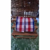 ราคา ผ้าขาวม้าลายตารางหมากรุกสีธงชาติ เย็บริม ลายตารางสีขาวดำ ขนาด 90x150 CM. ผ้าทอมือใช้คาดเอว เช็ดตัว ผ้าพันคอ (24655309240)