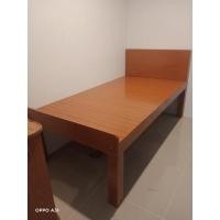 ราคา เตียงหัวปาดเรียบไม้สักทองแท้100% ❤️ (19747682967)