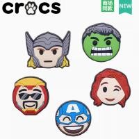 ราคา Crocs Hole รองเท้าอุปกรณ์เสริมรองเท้าดอกไม้ crocs diy ตกแต่งที่ถอดออกได้การ์ตูนน่ารัก DC Marvel Heroes Avengers Series รองเท้าหัวเข็มขัด Zhibixing JIBBITZ Beach Bag Disney Series (24733024467)